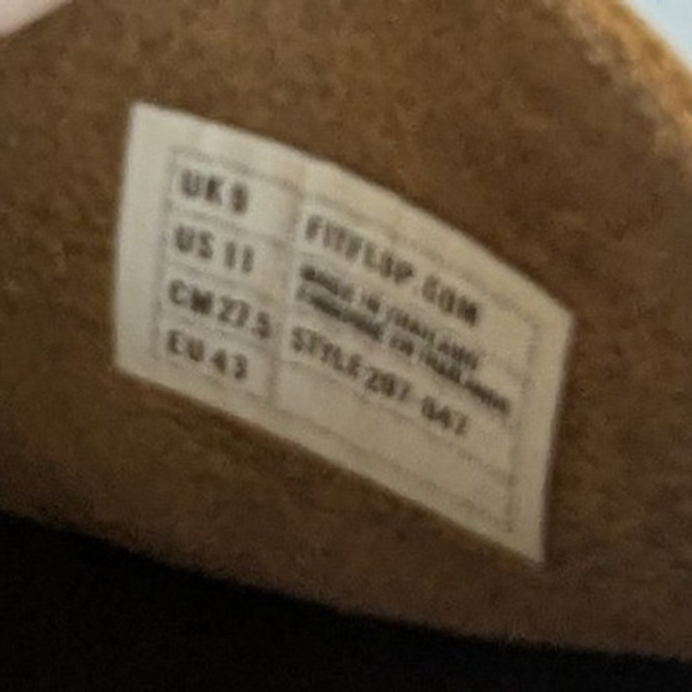 FitFlop Shuv Clogs Tan Nubuck Suede Minimalist Mules Size 11 - Picture 6 of 12